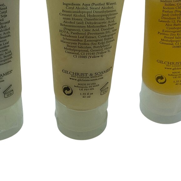 Gilchrist & Soames Travel Toiletries Shampoo Conditioner Lotion Cleansing Bar - Picture 6 of 7